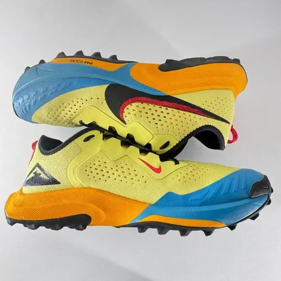 Nike Air Zoom Terra Kiger 7 Women 9.5 Limelight Laser Blue Trail Run CW6062-300 - Picture 8 of 11